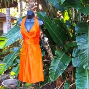 Alfred Angelo taffeta halter dress